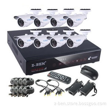 CCTV H.264 DIY DVR Kit with 8-channel DVR, 8 Cameras and 1/3-inch Color Sony/Sharp CCD Image Sensor